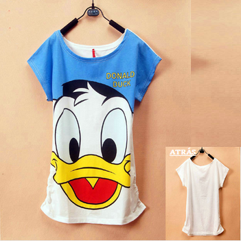 blusa pato donald