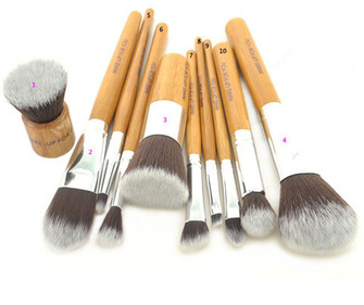 Kit 10 Pinceis de Bamboo