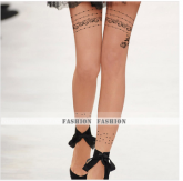 Meias Calça Tattoo c/ Preto