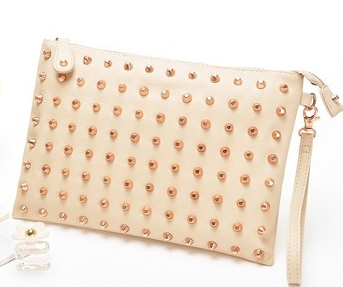 Bolsa de Spikes Bege
