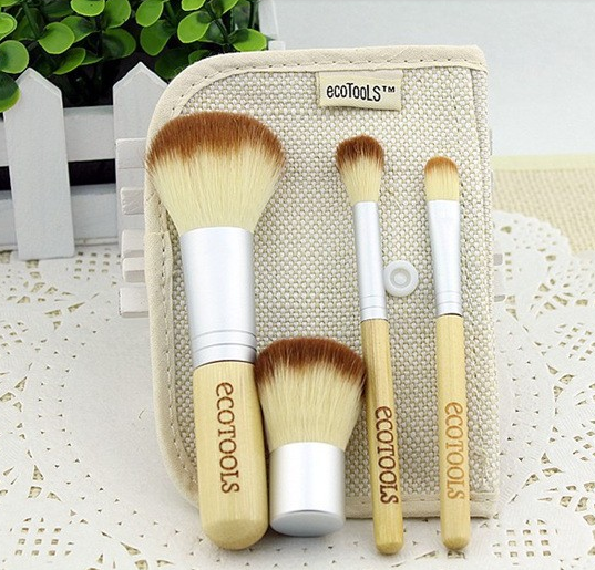 Kit 04 Pincéis da Ecotools C/ Case