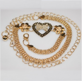 Cinto Dourado Luxo