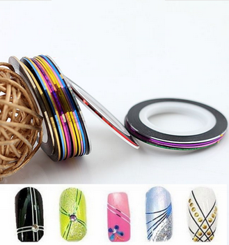 30 Rolos de Fitas Tipo Linha P/ Decoração