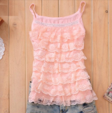Blusa Babado Rosa Bebê