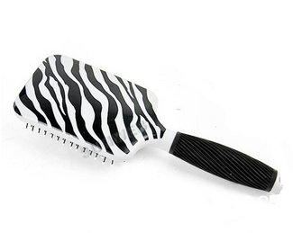 Escovas de Cabelo Oncinha Branco c/ Preto