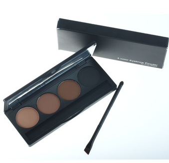 Paleta 4 Cores para Sobrancelha + Pincél Chanfrado