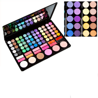 Paleta 78 Cores, Batom e Blush