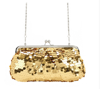 Bolsa com paetê Dourado
