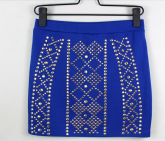 Saia Azul C/ Dourado