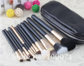 Kit 12 Pincéis pretos réplica Mac - PRONTA ENTREGA